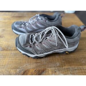 Women's Merrell Moab 3 Gray and Black Athletic Hiking Shoes J035888 Size 10